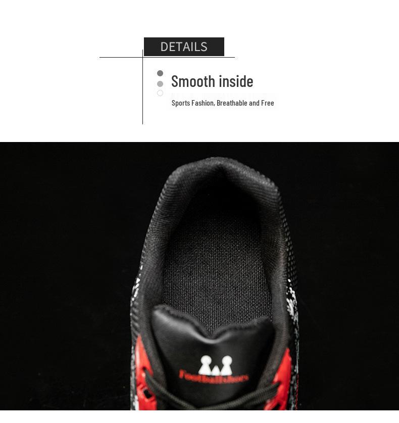 New Children's Low-Top Studded Football Shoes for Boys & Girls - Rubber Grass Field Sports Training