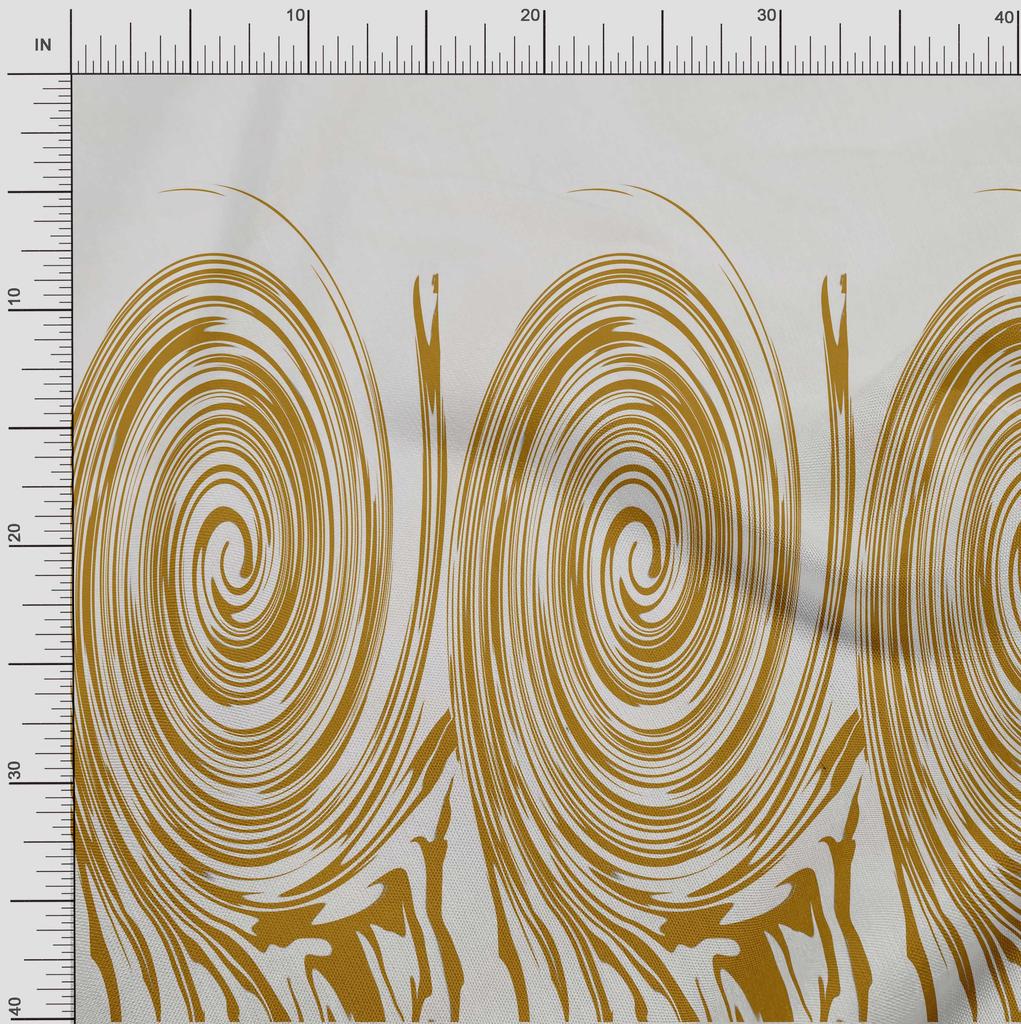 oneOone Cotton Flex Fabric Spiral Panel A  Printed Craft Fabric BTY 40 Inch