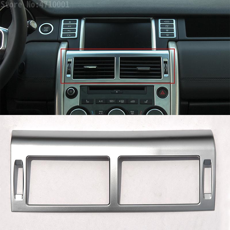 For Land Rover Discovery Sport 2015-19 ABS Car Central Control Air-Conditioning Air Outlet Frame Decorative Trim Car Accessories