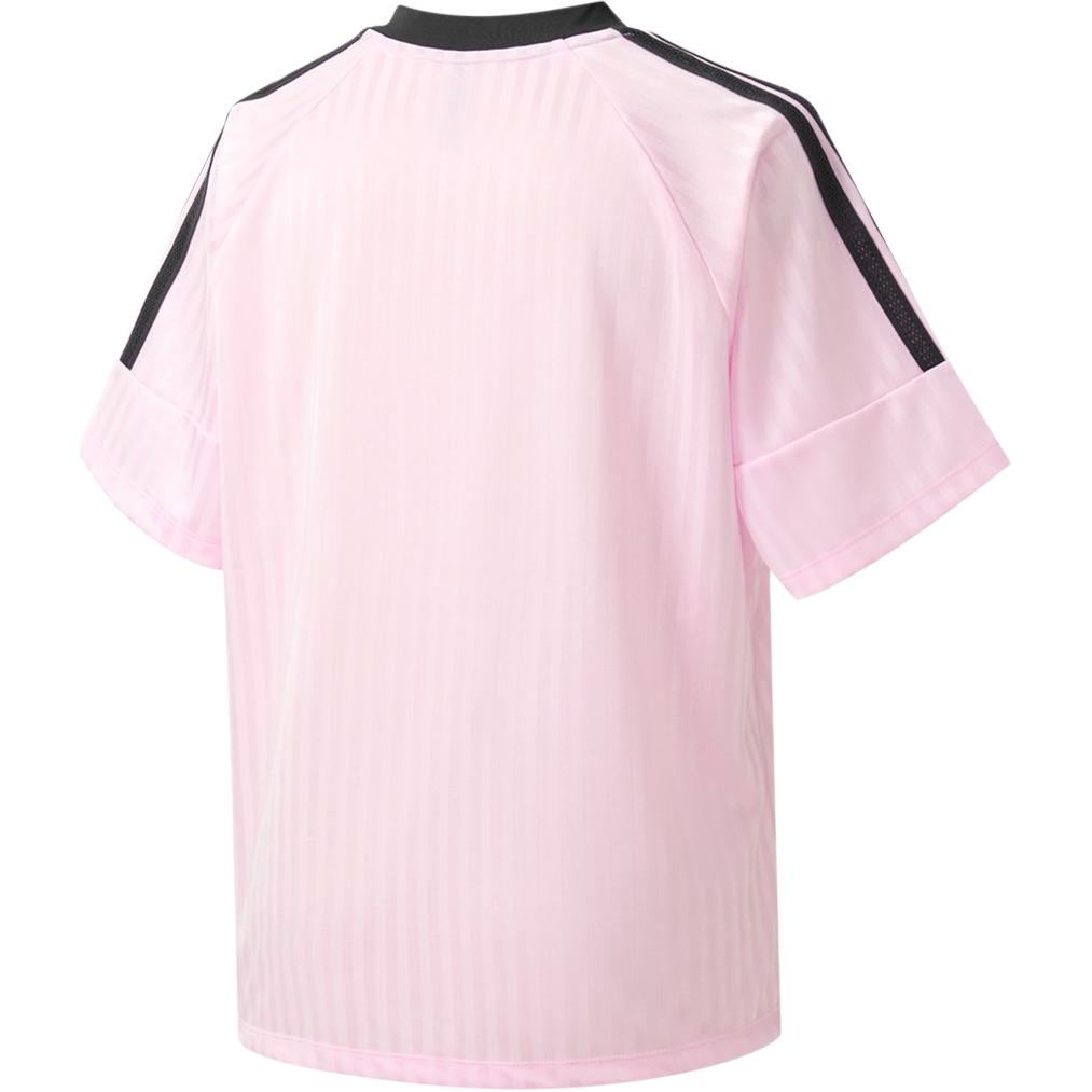 adidas Lässiges Vintage V-Ausschnitt Kurzarm T-Shirt Damen Oberteile KW8652