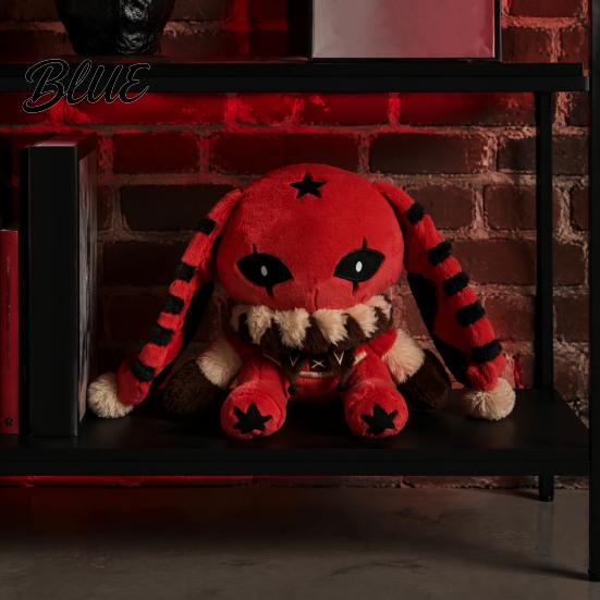 Collectibles for Fans Creepy Cute Bunny Plush Toy Soft Stuffed Animal Doll Collectible Kids Red Eye Rabbit Plushie Game Fans Halloween Huggable