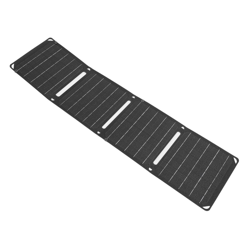 40W Folding Solar Panel Dual USB Foldable Bag 4 Fold ETFE Solar Panel Charging Bag With Solar Panel
