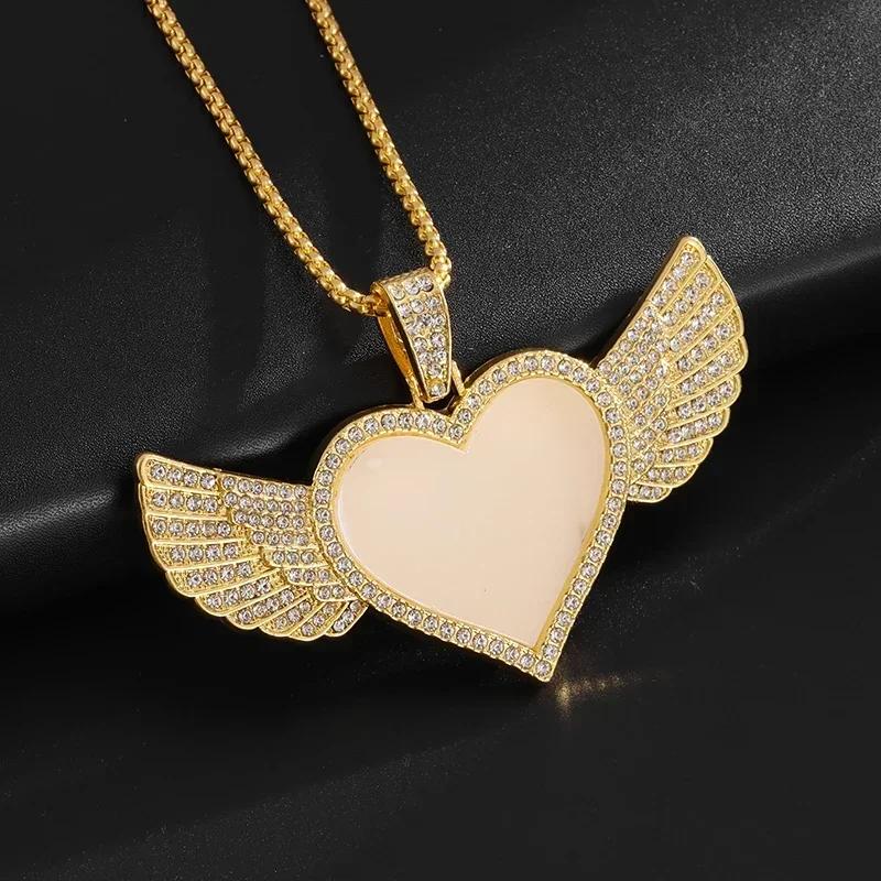 Ice Out Zirkon Höfliche Geste Mittelfinger Halskette Herren Damen Punk Hip Hop Rap Rock Party Schmuck Geschenk