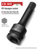 Compact Air Impact Wrench: 1/2" Hex H-Type Pneumatic Screwdriver with Chrome Molybdenum Socket