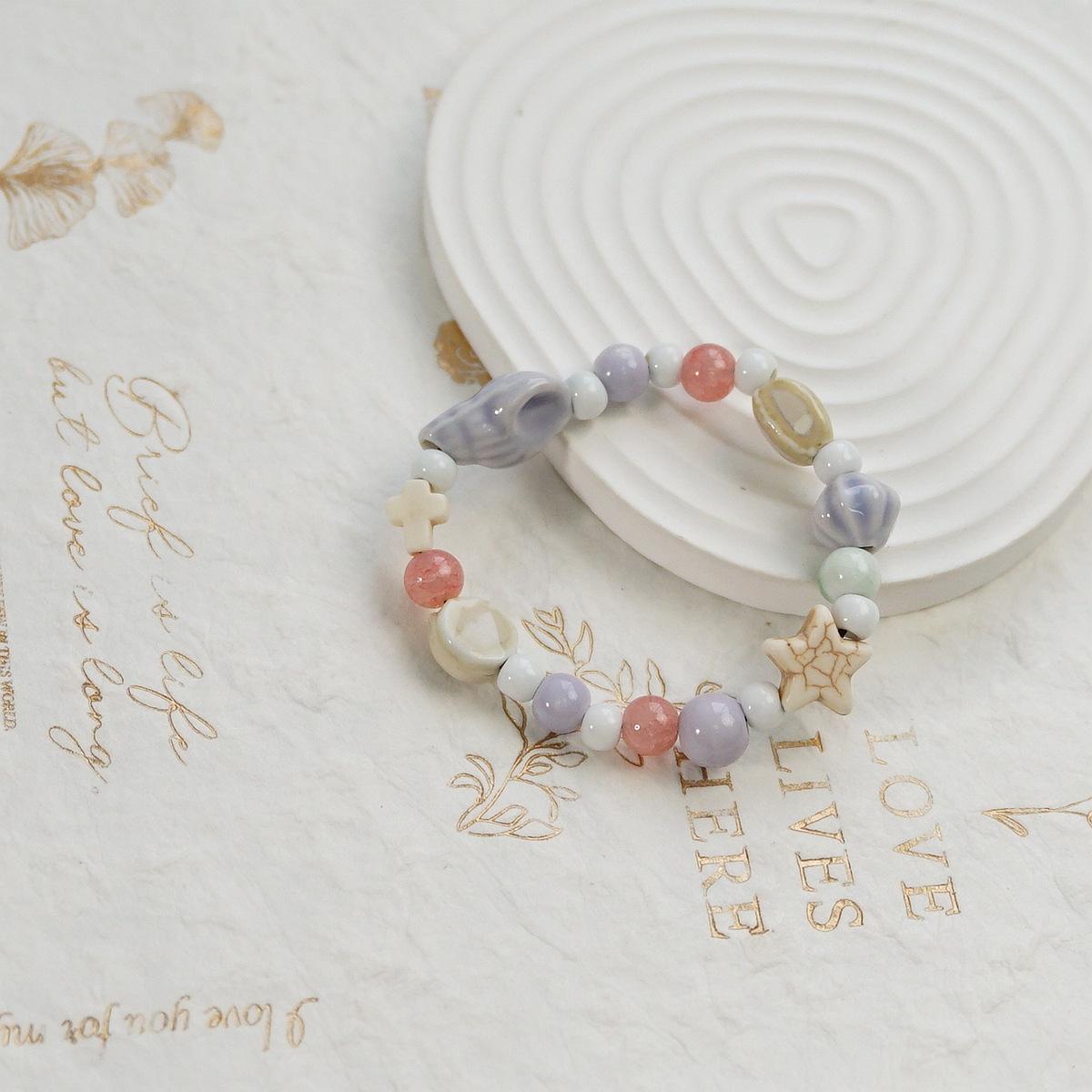 

Hot ceramic beads cute sweet fashion summer girlfriend travel commemorative creative accessories