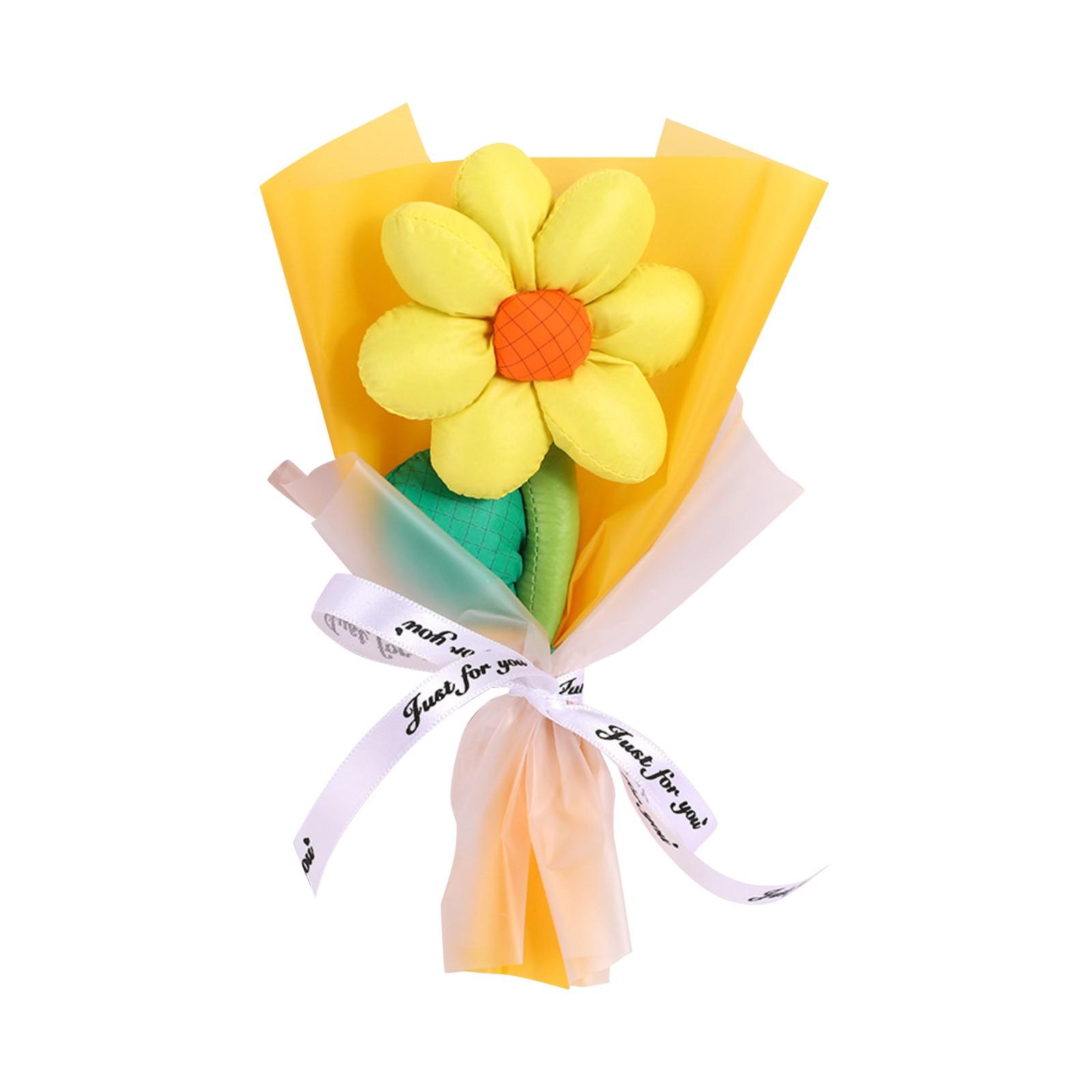 

Плюшевий букет ляльки, мультяшний плюшевий букет, штучні квіти та плюшеві іграшки День народження Весілля Випускний День Святого Валентина Різдвяний букет One Size жовтий