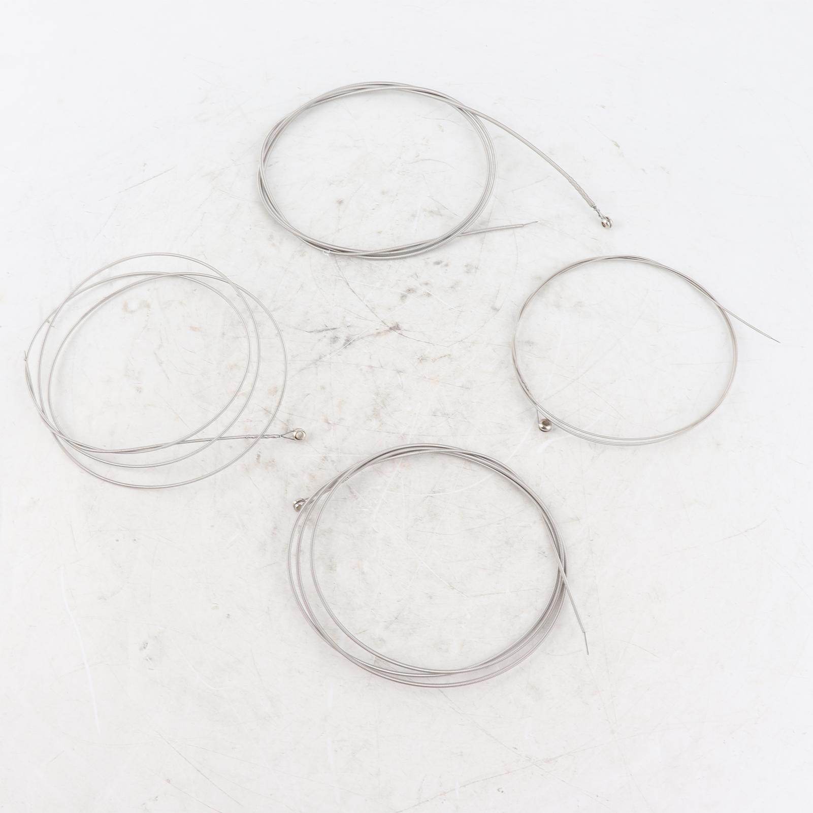 

BD102 Набор струн для контрабаса, 4 струны, сталь, никелевая обмотка, струна устойчива к ржавчине, струна для контрабаса (4 шт.)