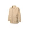 Puma Select MMQ Series Solid Color Large Pocket Zip-Up Stand Collar Jacket Unisex Jacket Khaki 536593-67