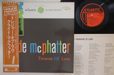 Disque vinyle CLYDE MCPHATTER - Treasure Of Love P6185APROMO ATLANTIC 1980 Japon Obi Soul/Funk Occasion