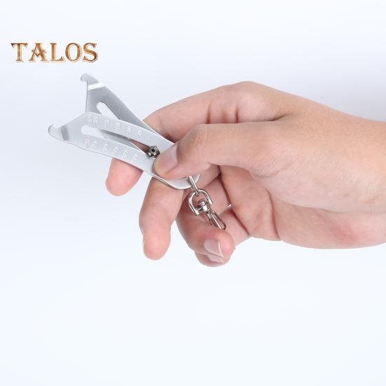 Portable Thread Size Checker Keychain Precision Thread Ruler Precise Nut And Bolt Thread Checker Inch Metric Hexagon Nut Thread Measuring Gauge