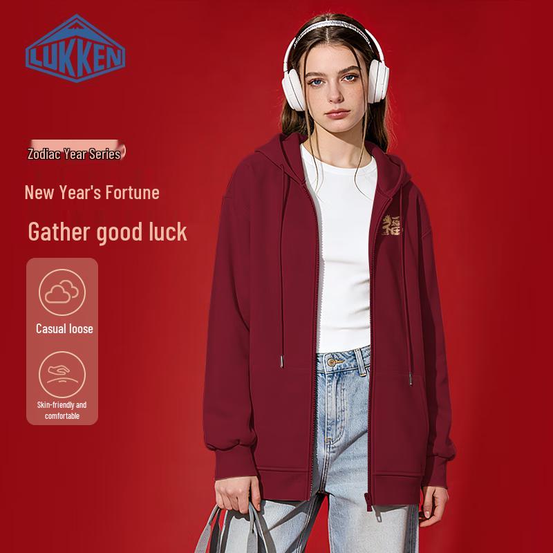 

LUKKEN Lucky Horse Graphic Hooded Sweatshirt L