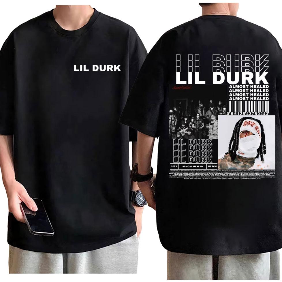 

Rapper Lil Durk Music Album Poster Graphic T Shirts Male Hip Hop Vintage Short Sleeve Tshirt Fashion Casual Oversized Tshirts 4XL