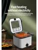 Integrated Self-Heating Household Deep Fryer for French Fries & Fried Dough Sticks