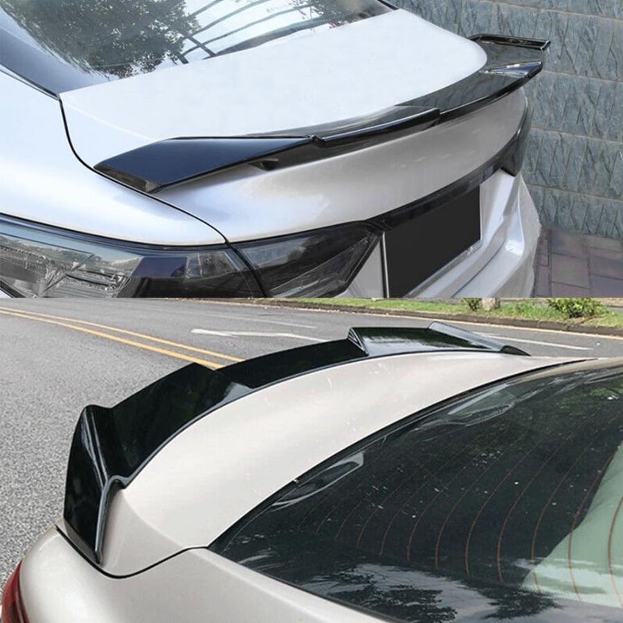 Glossy Black Rear Trunk Spoiler Wing for 20182025 Toyota Camry Enhances Aerodynamics and Sporty Appearance Perfect for Daily Dr