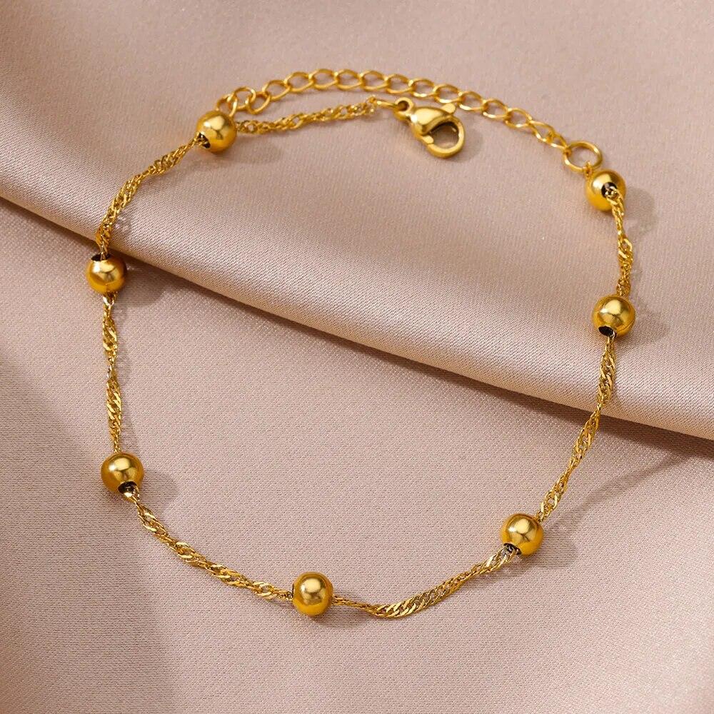 Anklets for Women Foot Bracelet Women Summer Accessories Bracelet On the Leg Stainless Steel Ankle Chain Jewelry Free Shipping