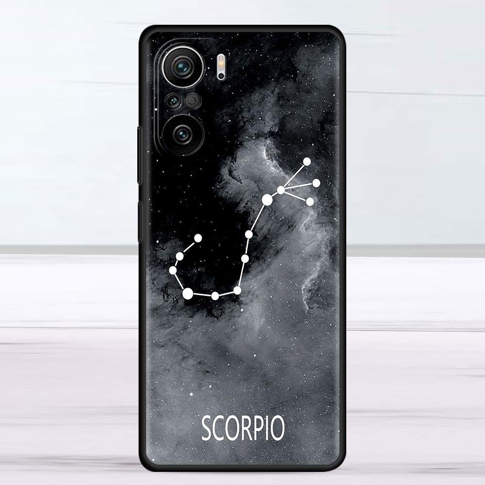 Case For Xiaomi Redmi Note 11 9S 10 9 8 7 9A 9C 9i K40 8T 10C 9T K50 Silicone Phone Shell Twelve Constellations