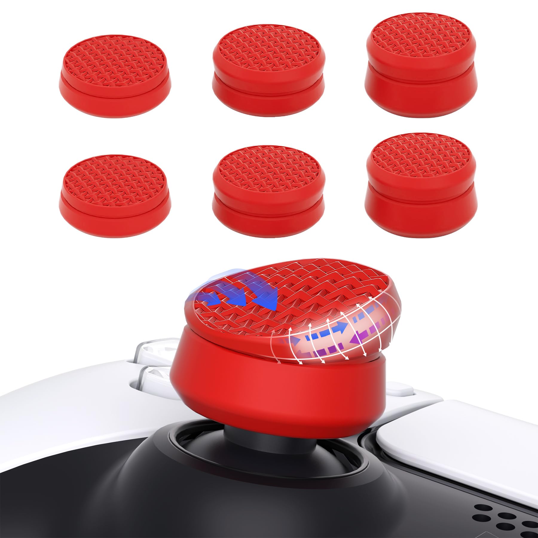 

PlayVital Thumb Cushion Cap Cover Thumb Grip для PS5 PS4 Thumbstick Grip Cover для Xbox Core Xbox One Elite Series 2 Wireless Thumb Grip Cap для