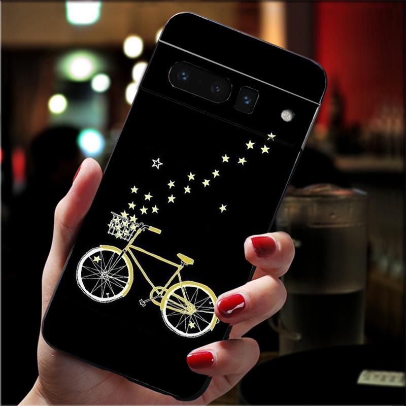 Phone Case For Google Pixel 10 9 Pro XL 9A 8 7 6 Pro Pixel 8A 7A 6A Pixel 8 7 6 5 BIKE CYCLING art