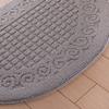 Half Circle Doormat Semicircle Floor Mat Dust Trap Polyester Fiber Strong Absorption Anti Slip for
