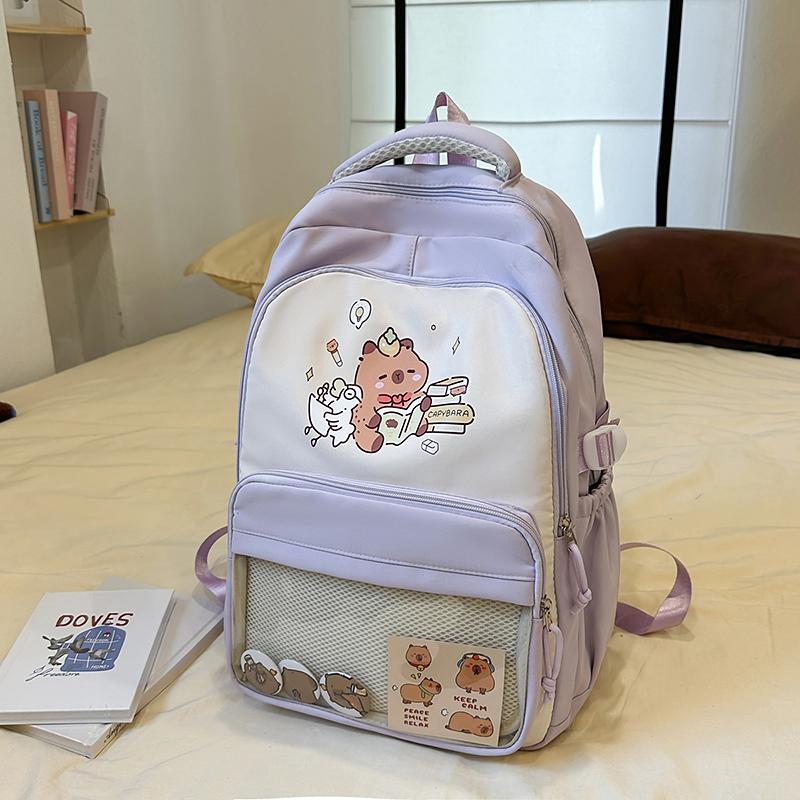 Students Third To Sixth Grade Schoolbag Cartoon Backpack Women's Backpack