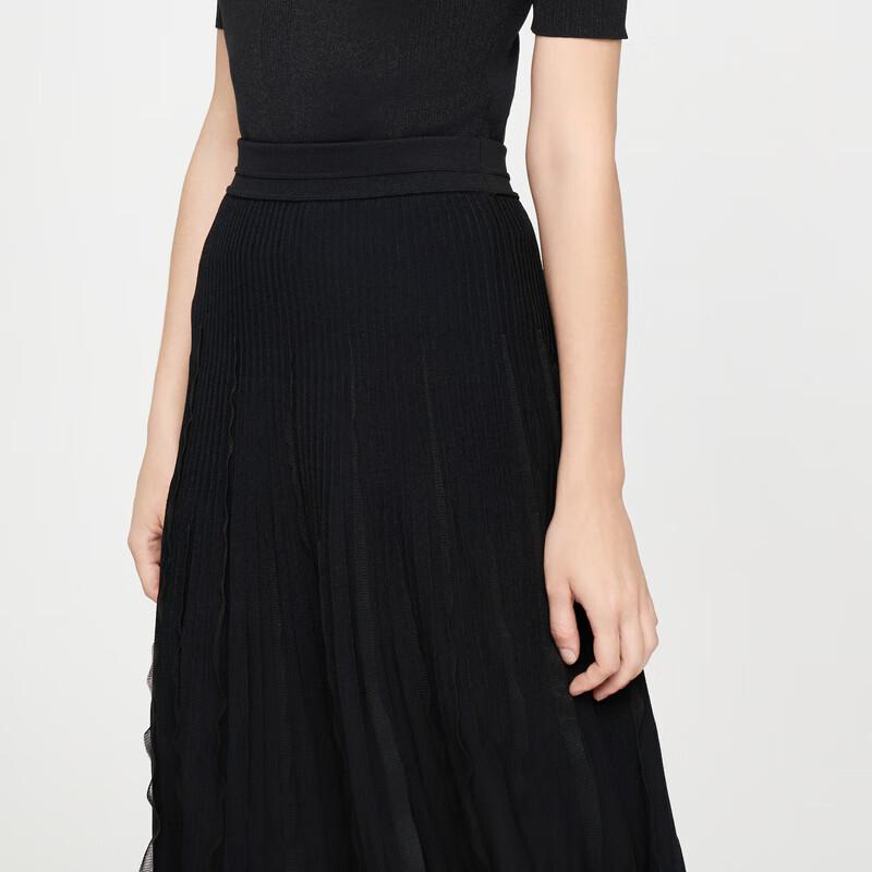 ELLASSAY Elegant A-Line Mid-Length Skirt