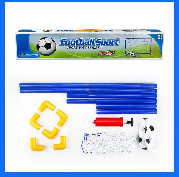 Mini Folding Kids Indoor/Outdoor Durable Football Training Sport Play Games Kit Portable Soccer Ball Net Goal Set Children Gift