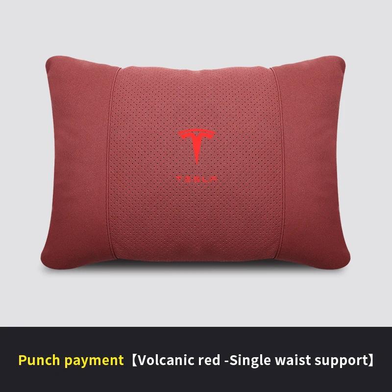 RETG9 Car Neck Pillow for Tesla Model 3 Y S X Car Headrest Neck Support Seat Soft Neck Pillow Automobile Tesla Interior Accessories