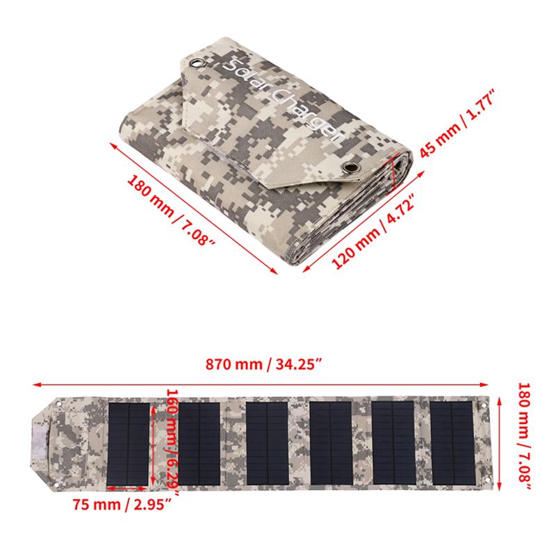 100W 80W 60W Foldable USB Solar Panel Outdoor Folding Solar Cell Charger Mobile Power Bank Climbing Camping Hiking Phone Charger