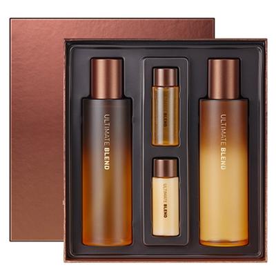 Tony Moly Ultimate Blend Black Propolis 3.3 Watery Glow Toner 140ml + 20ml + Emulsion 140ml + 20ml Set, 1 Set