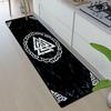 Entrance Front Doormat Symbol Valknut Nordic Valhalla Non-slip Kitchen Living Room Rug Balcony Bathroom Foot Floor Mat Carpet