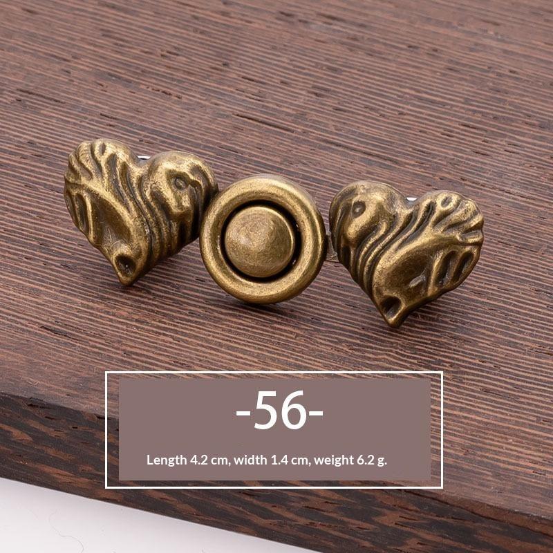 Various Cute Styles No Sew Waist Tightener Buttons Alloy Adjustable for Jeans Skirt Pants Waist Adjustment Accessory