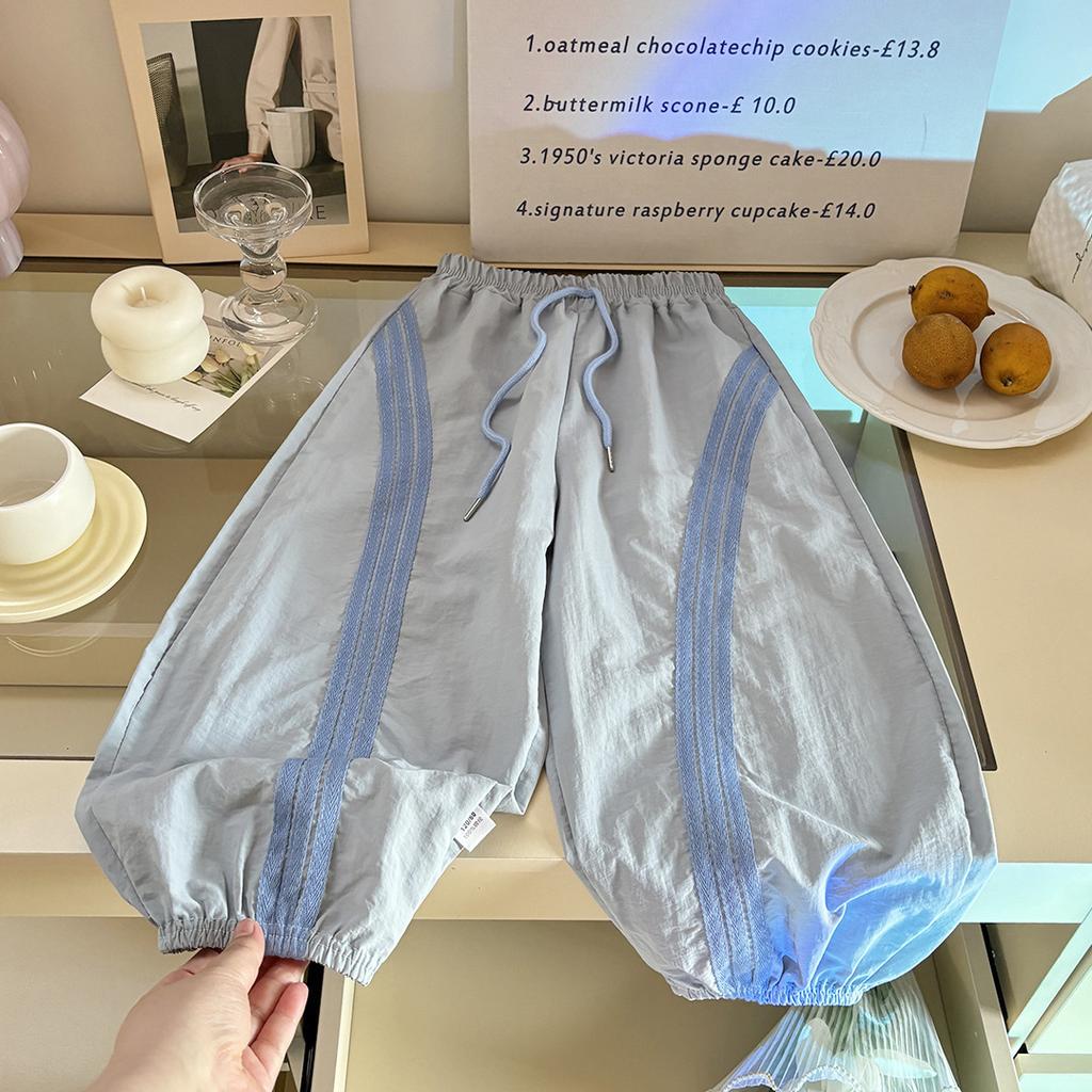 Children's Mosquito Proof Pants Summer Quick Drying Pants Thin Breathable Children's Pants Paratrooper Pants