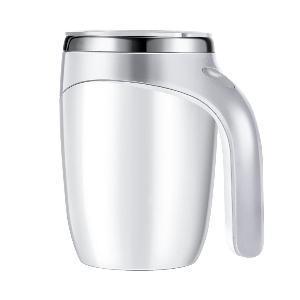 Przenożny kubek do mieszania kawy ze stali nierdzewnej 304, ładowany przez USB, do domu