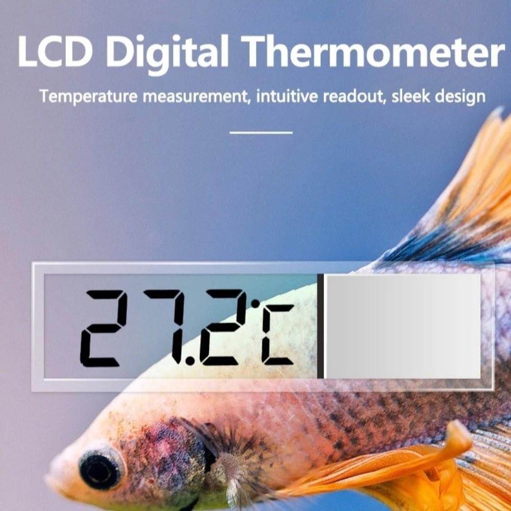 Electronic Display Aquarium Thermometer Waterproof Water Temperature Meter Fish Tank Monitoring