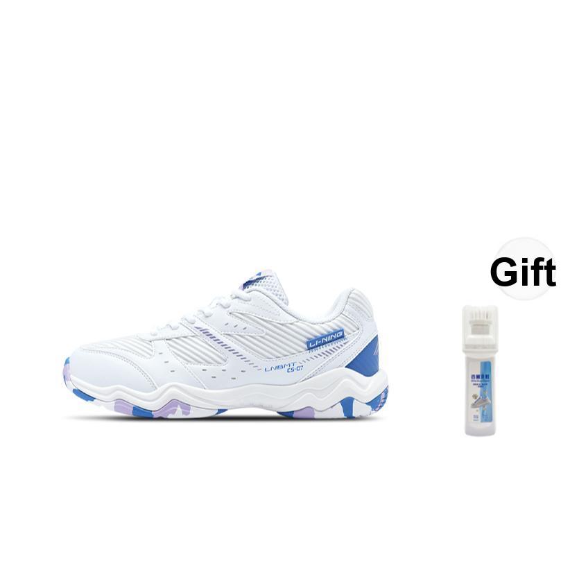 New LINING Badminton Shoes Unisex Low Top White, Blue, Purple
