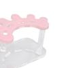 Eyelash Tweezer Holder 8 Hole Pink Thickened Plastic Lash Extension Tweezers Stand for Beauty Salon