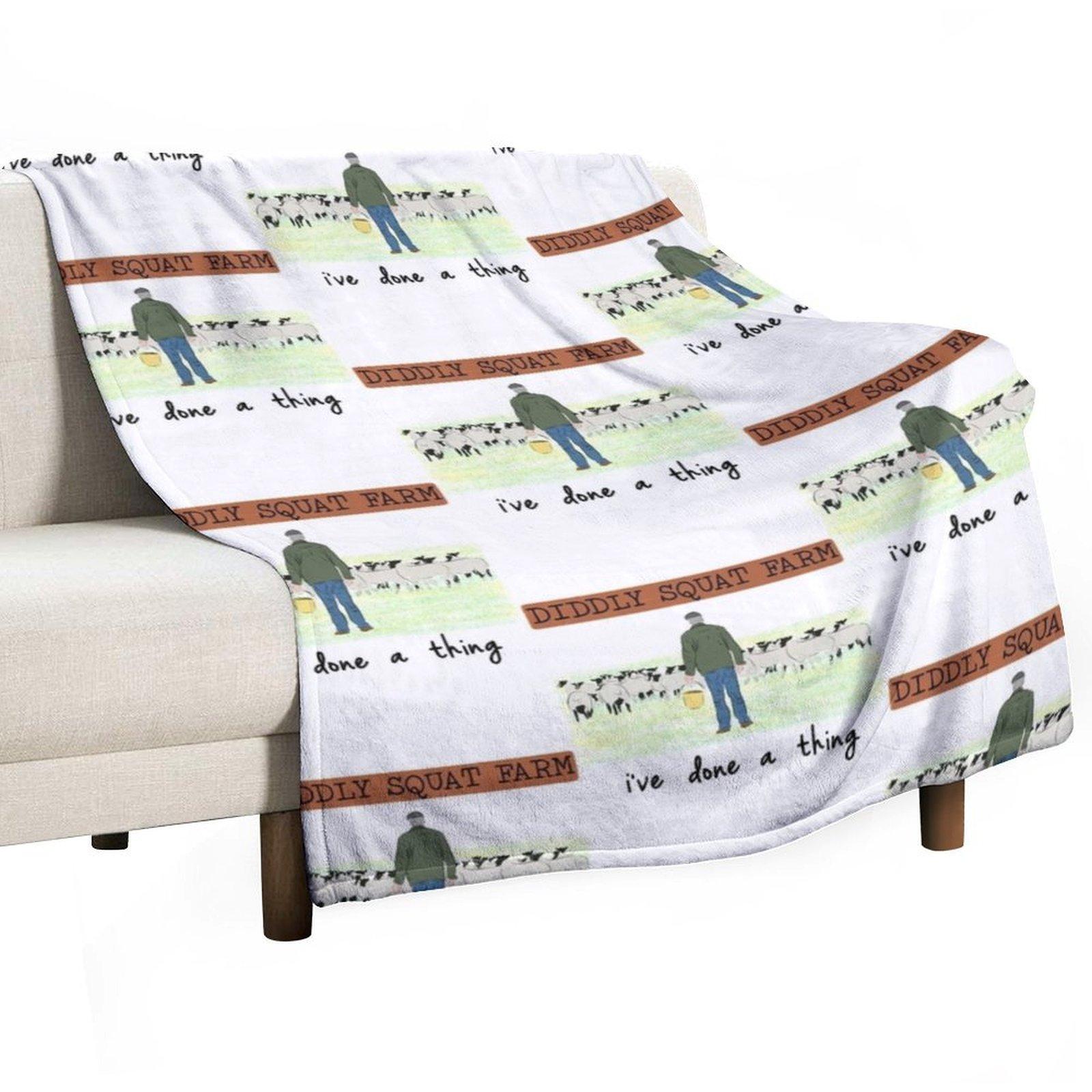 

Farmer Jeremy Throw Blanket Plaid manga Decorative Sofa Large Blankets 30x40in