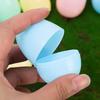 Wholesale Macaron Colors Easter Eggs Simulated Easter Eggs Kids Toys Colorful Fillable Opening Empty Balls Party Decor Supplies