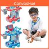 Conjunto de Brinquedo Doutor Infantil Com Caixa de Armazenamento e Estetoscópio Para Presente de Crianças