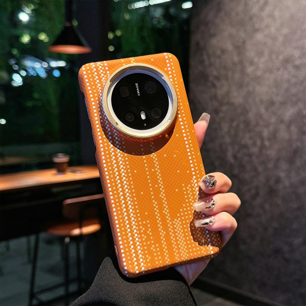 Night Glow Carbon Fiber Texture Magnetic Case For Huawei Mate 60 70 Pro+ Plus Premium Cover For Magsafe Lightweight Ultra Thin