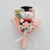 Graduation Season Little Bear Crochet Bouquet Mini Bear Bouquet  School Graduate Gifts