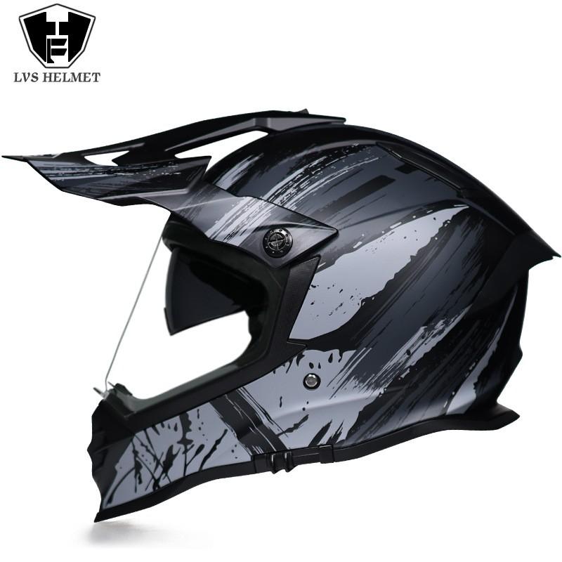 Full Face Motorcycle Helmet With Dual Visors Off-Road Rally Highway Riding Unisex All-Season ABS S M L XL