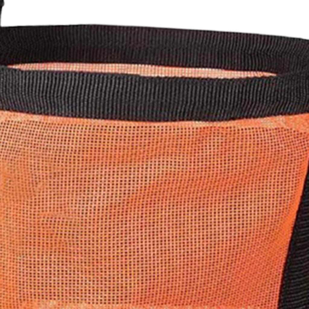 Equestrian Hay Bag for Outdoor Use, Grain Feedbag with Mesh Design And Solid Base