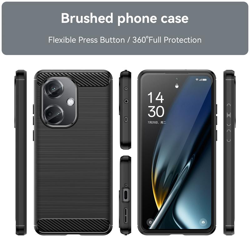 For Cover OnePlus Nord CE 3 5G Case For OnePlus Nord CE 3 5G Anti-knock Silicone Carbon Fiber Case For OnePlus Nord CE 3 5G Case