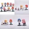 Unique 9 Styles Q Version Anime Character Drummer Figure Pvc Doll For Collectors