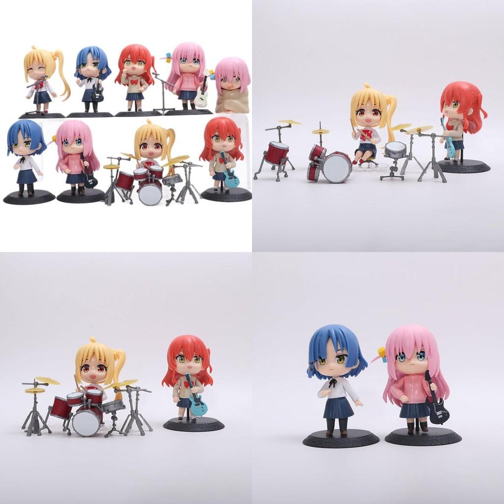 Unique 9 Styles Q Version Anime Character Drummer Figure Pvc Doll For Collectors