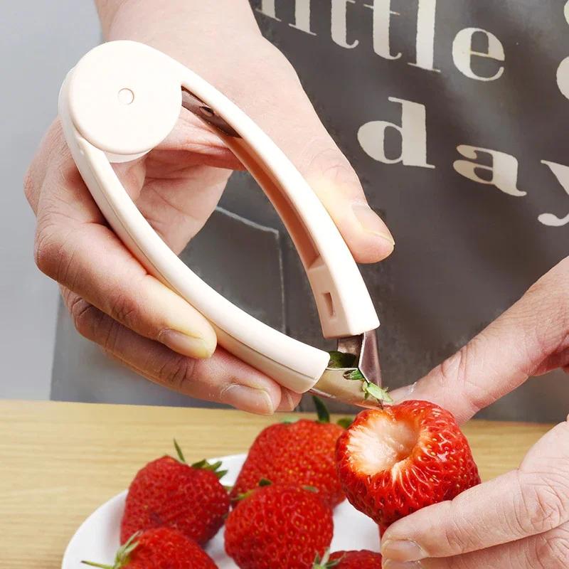 Pineapple Eye Corer Peeler Multifunctional Stainless Steel Strawberry Huller Fruit Seed Remover Cutter Home Kitchen Accessories