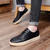 Men Casual Shoes Lace-up Oxfords Comfy Walking Shoes Luxury Brand Genuine Leather Breathable Outdoor Driving Shoes Men Footwear