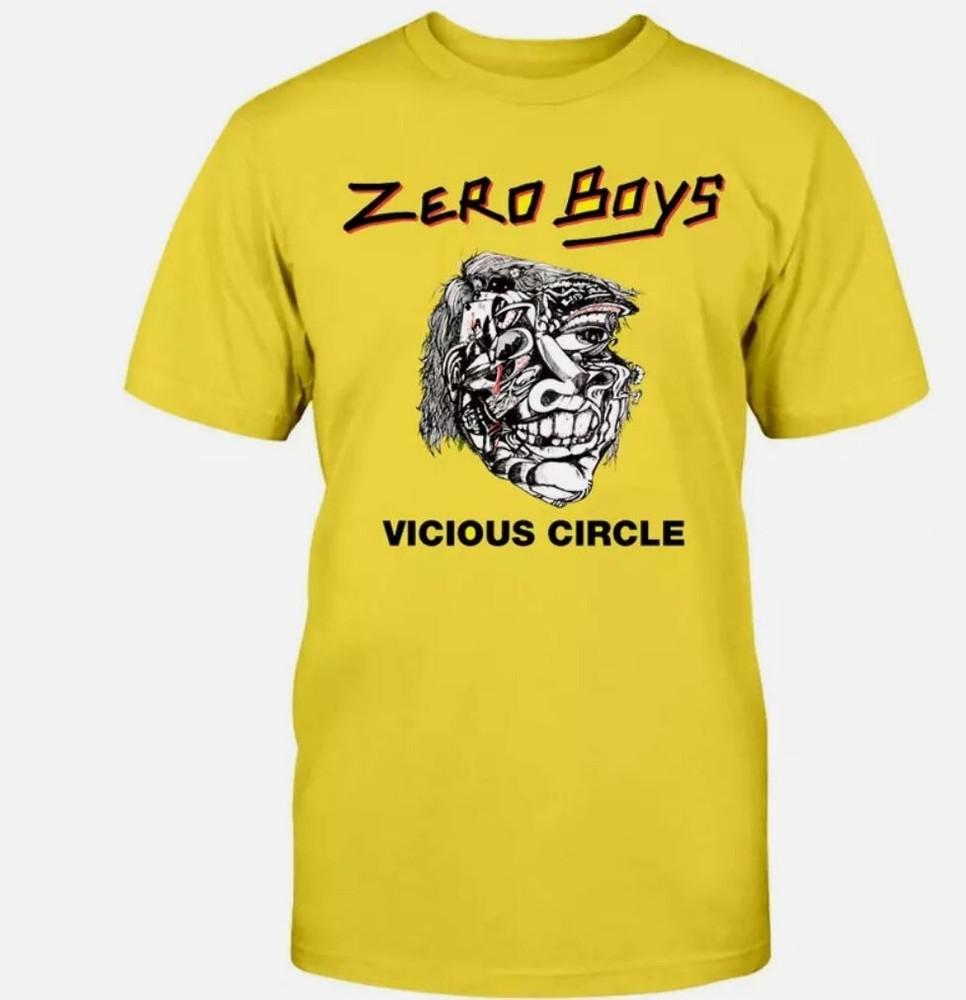 

Zero Boys rock Vicious Circle T-shirt gold Short sleeve All sizes S
