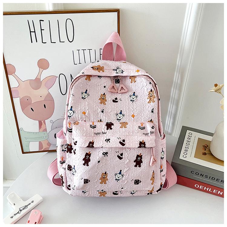 

Повседневная сумка Девочки 2025 новая мода популярный милый рюкзак рюкзак большой вместимости подарки для детского сада